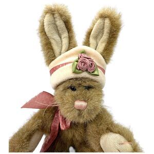 Vtg Boyds Bears Lucinda De La Fleur Bunny Rabbit Plush Jointed 6" 1999 Easter